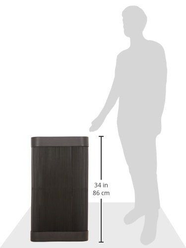 Safco At-Your-Disposal Trash Can, 38 Gallon Modern Plastic Garbage Can for Offices, Break Rooms