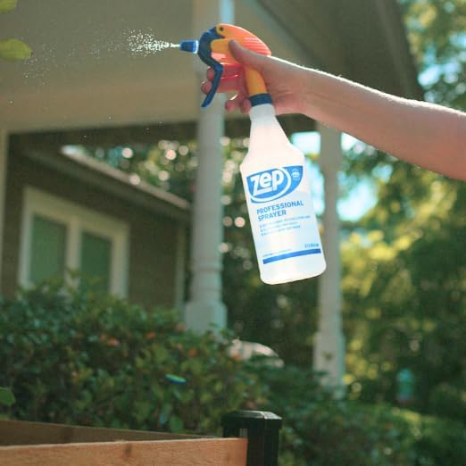 Zep Professional Sprayer Bottle - 32 oz (Case of 12) - HDPRO1 - Versatile Adjustable Nozzle Spray