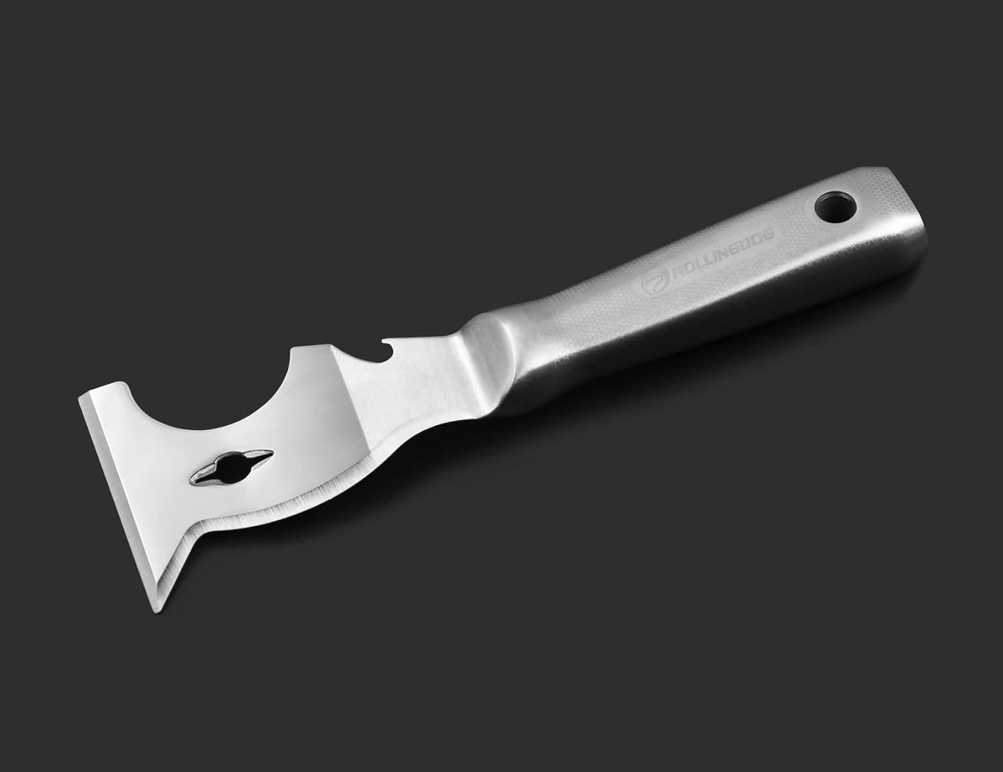 ROLLINGDOG 10 in 1 Painter's Tool - Stainless Steel Mirror Polished One Piece Blade And Laser