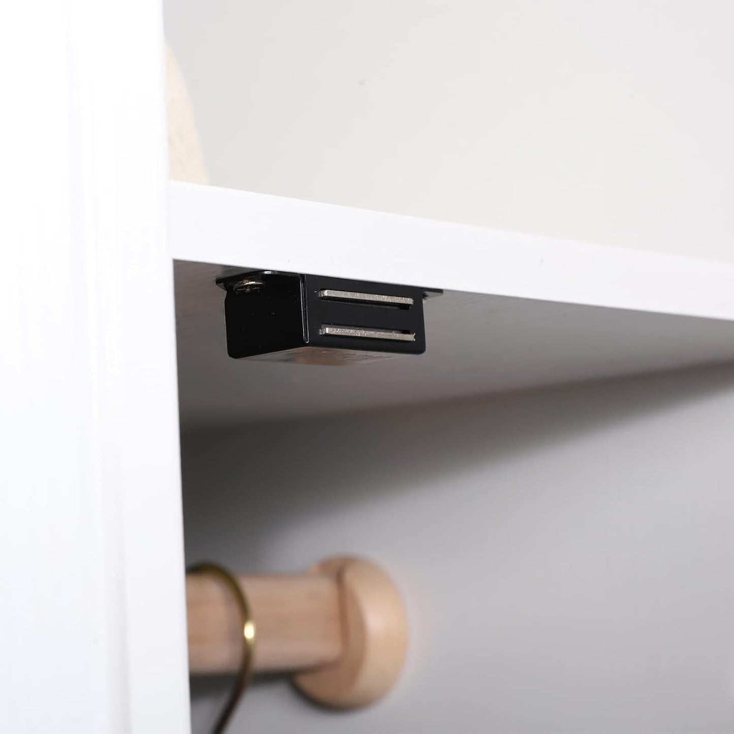 Mousike Cabinet Magnets Magnetic Door Catch Stainless Steel Door Magnet for Kitchen Bathroom