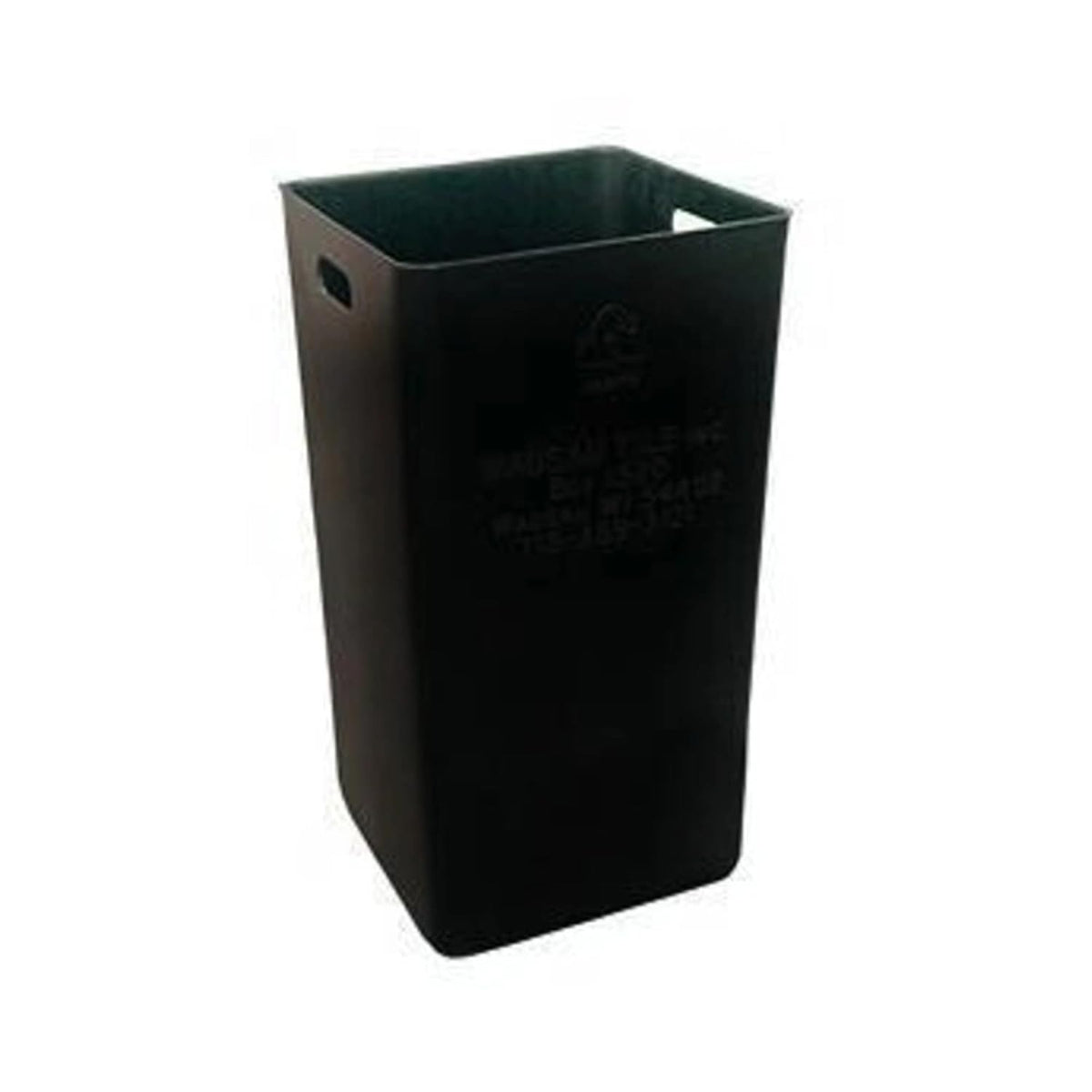 32 Gallon Square Slatted 100% Recycled Plastic Heavy-Duty Commercial Outdoor or Indoor Trash Can
