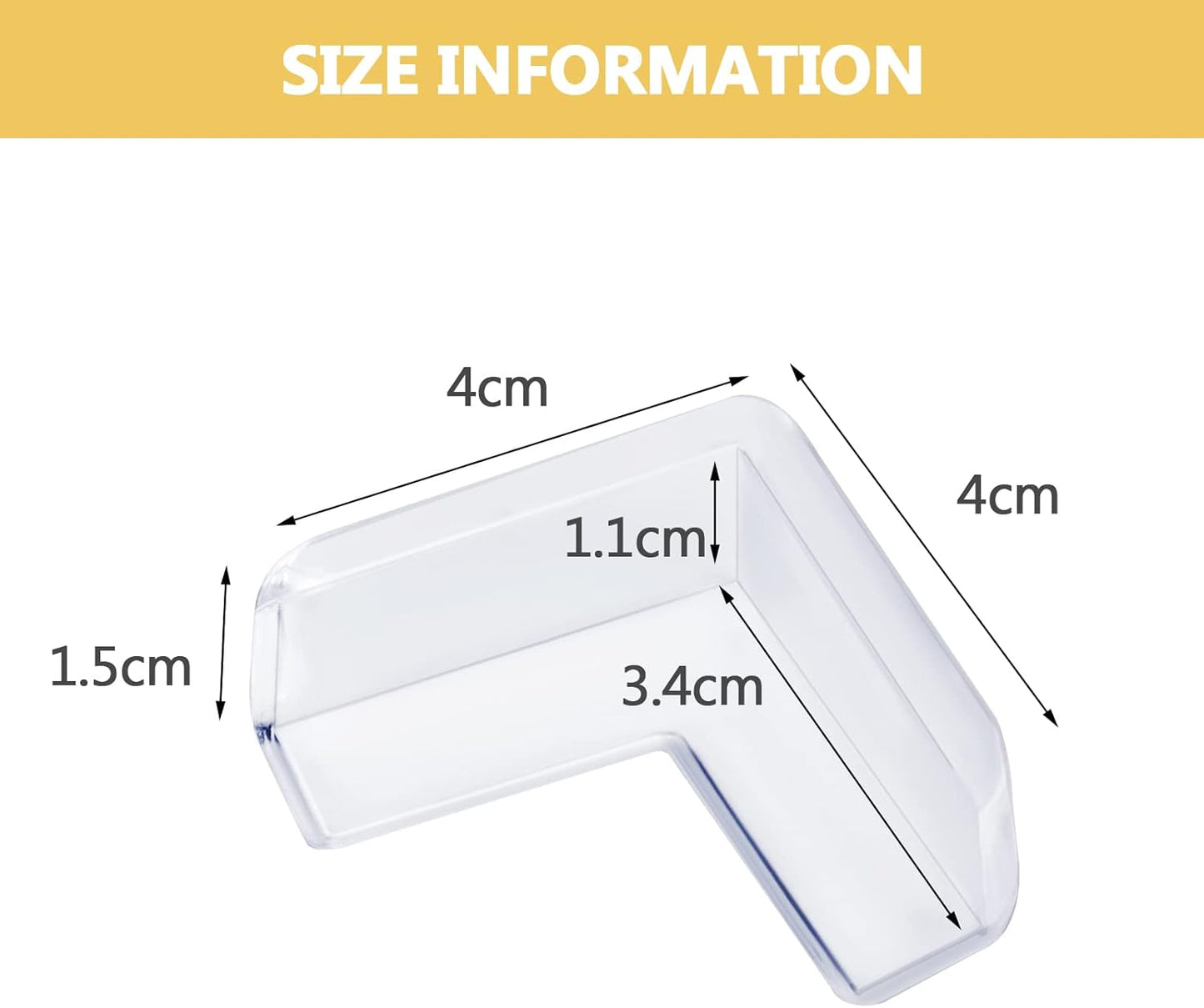 20 Pack Table Corners, Corner Guards, Clear Corner Protectors, Corner Protectors, Baby Proof Corner
