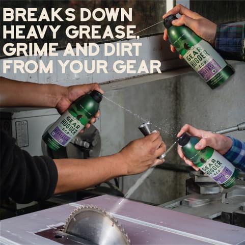 Gear Hugger Lubricant, Degreaser & Rust Remover - Eco-Friendly (11 oz, Pack of 3), Garage Door