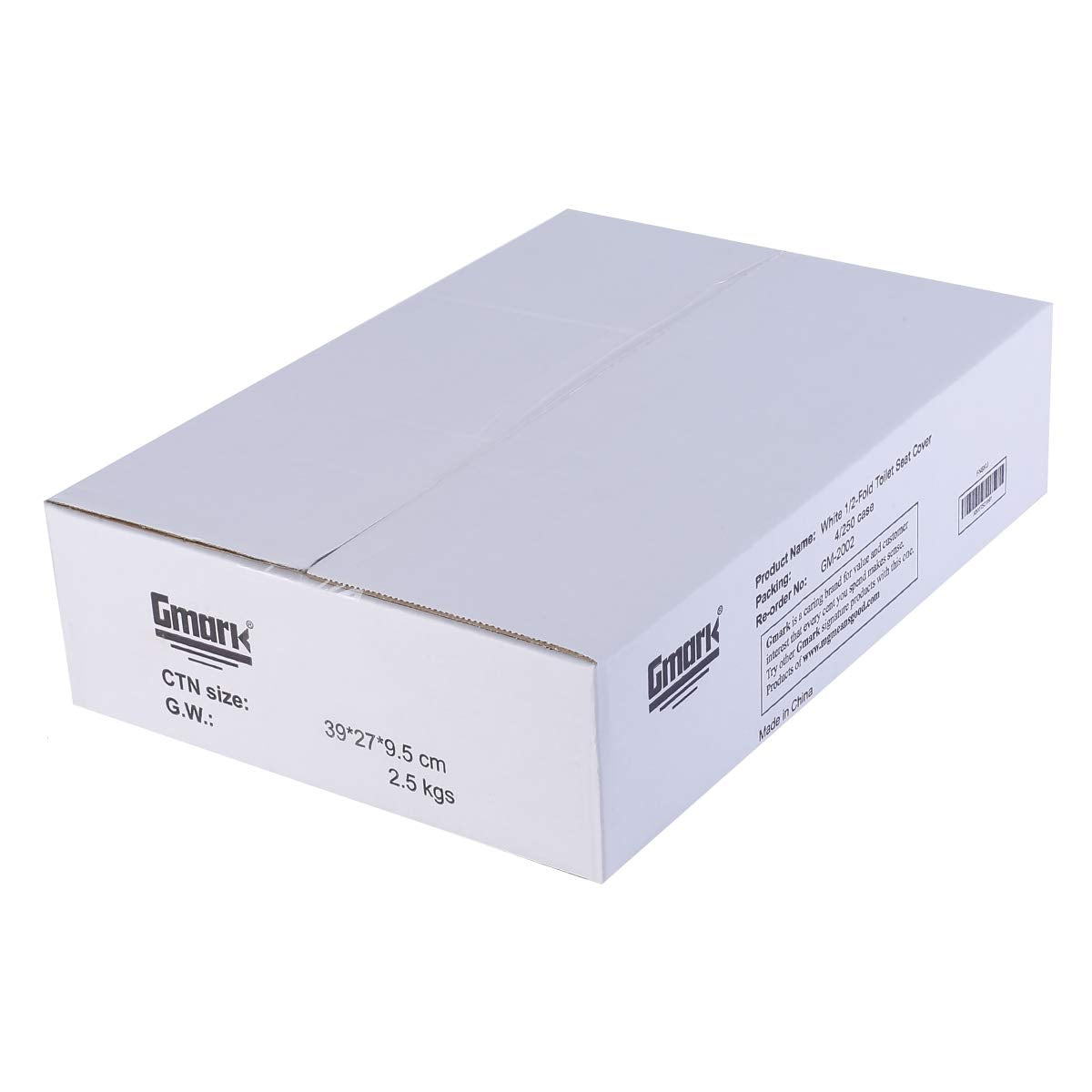 Gmark Paper Toilet Seat Covers - Thick Strength 100% Virgin Paper Disposable Half-Fold Toilet Seat