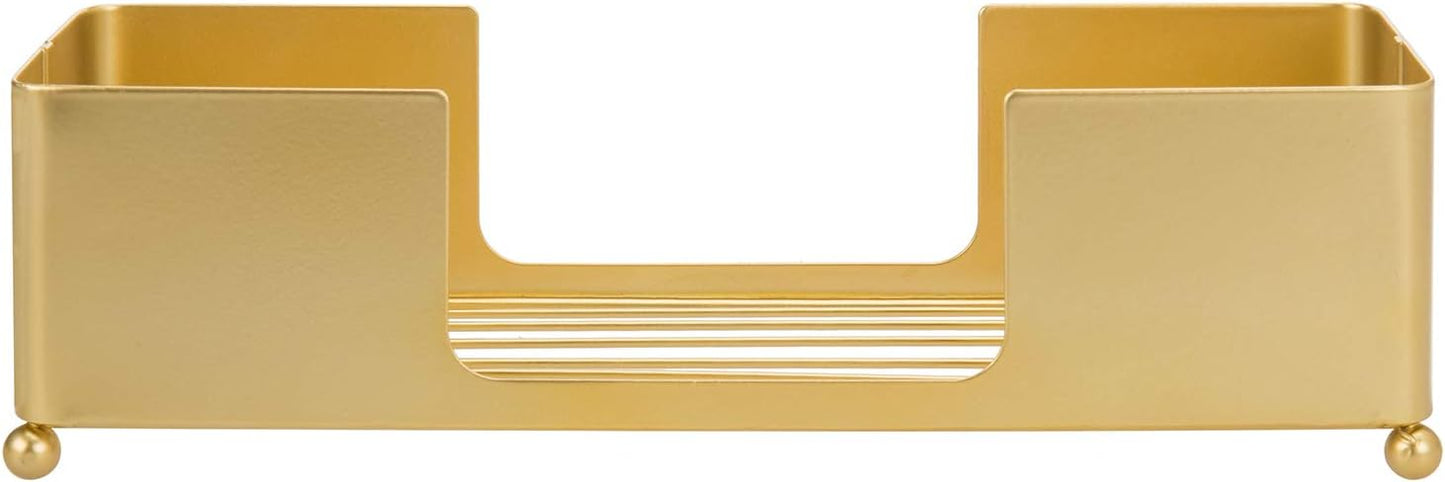 MyGift Gold Paper Towel Holder, Toilet Paper Towel Dispenser for Bathroom, C fold Paper Towel