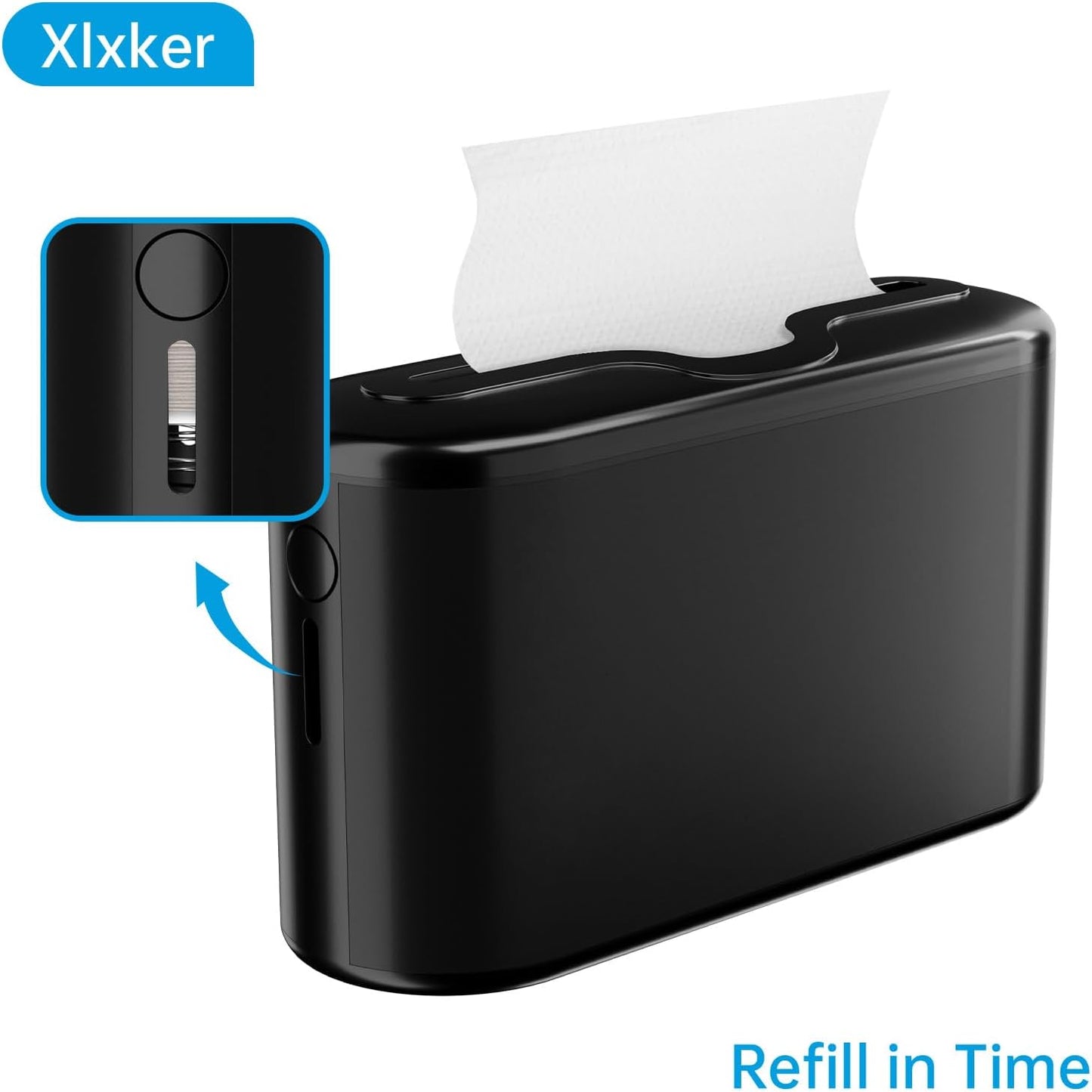 Multifold Paper Towel Dispenser Countertop, Hand Towel Dispenser for Bedroom, Bathroom, Kitchen