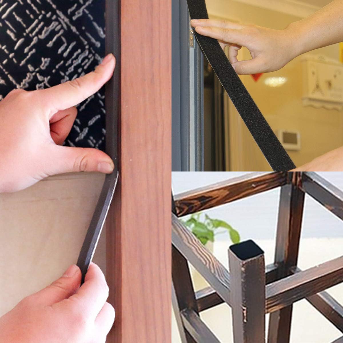 Foam Tape Weather Stripping Window Seal,1"Wx1/8"T High Density Seal Strip,Adhesive Closed Cell