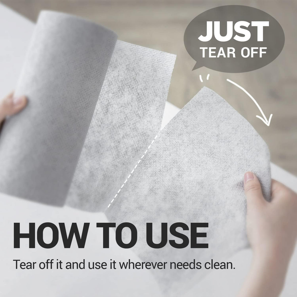 DEARCUS Gray One Day Scrubber - No Odor Dishcloths for Washing Utensils, Cookware, & Cooktop