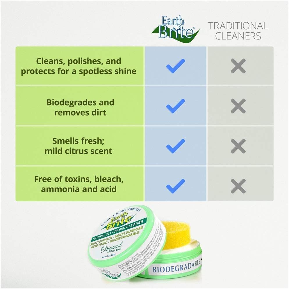All Natural Multipurpose Cleaner for Bathroom, Floor, Kitchen and More | 300g Lavender Natural Clay