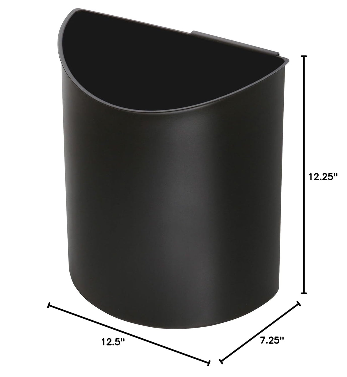 Safco Deskside Small Trash Can Recycling Bin Combo, 3 Gallon, For Kitchen, Office, Indoor Use