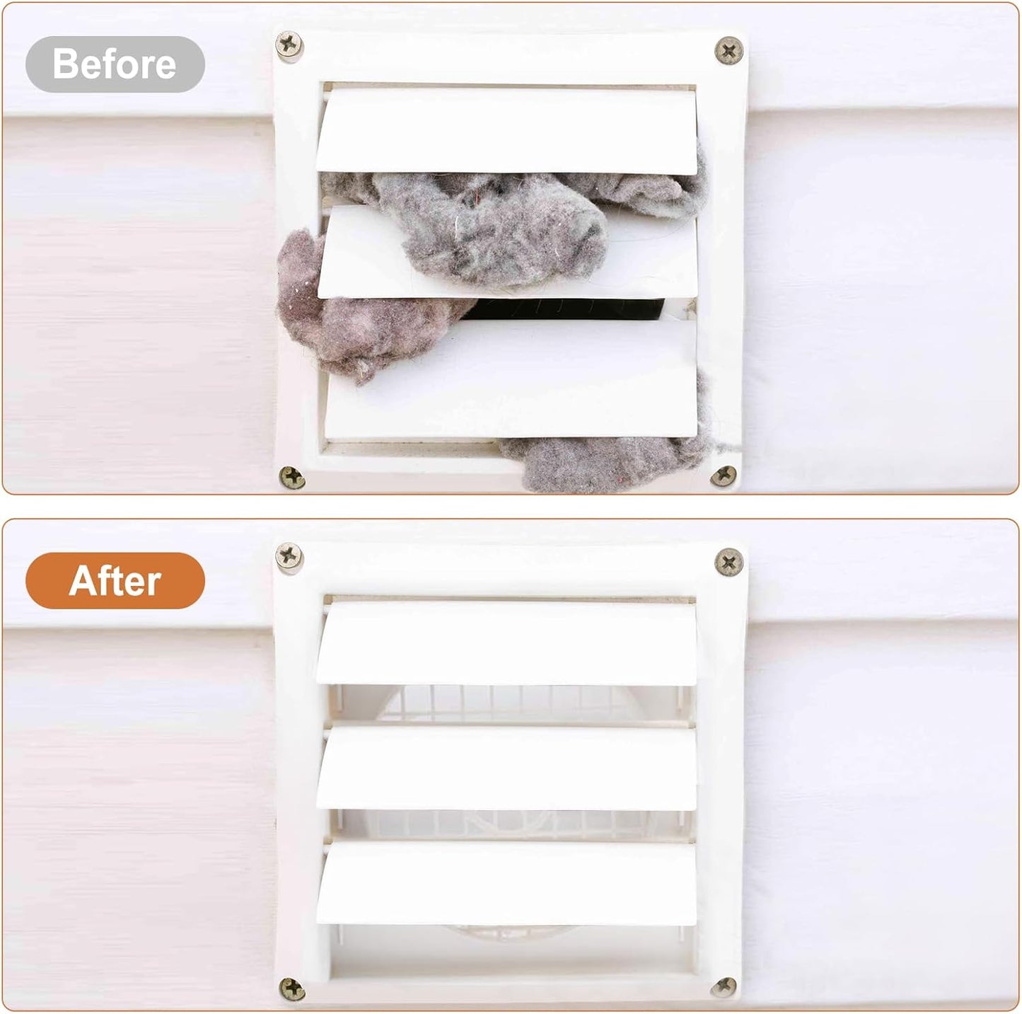 Dryer Cleaner Vent Brush - 70cm or 75cm Long Flexible Dryer Vent Cleaner & Refrigerator Condenser