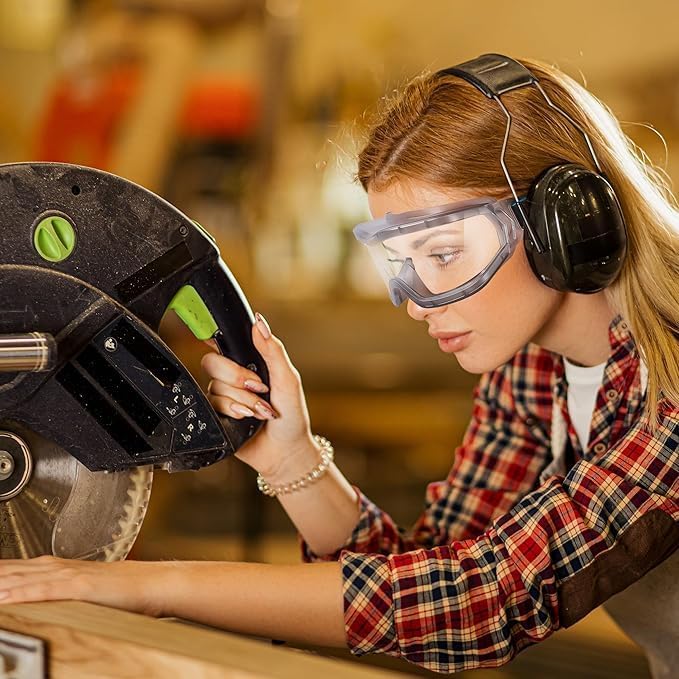 Chemistry Lab Safety Goggles,that Fit Over Glasses,Scientific, Construction, Woodworking