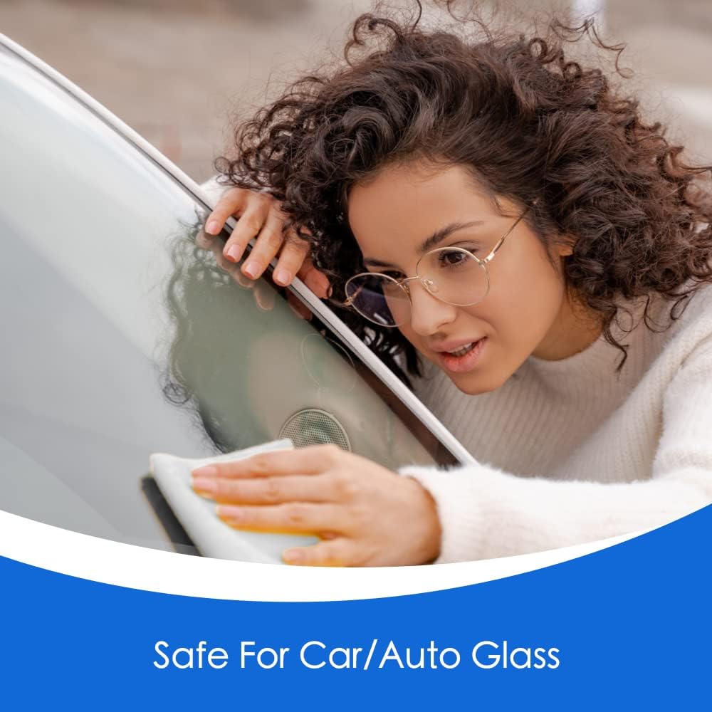 Microfiber Magic 4 Pack Glass & Mirror Cleaning Cloths - Streak Free, Lint Free, Perfect for Cars &