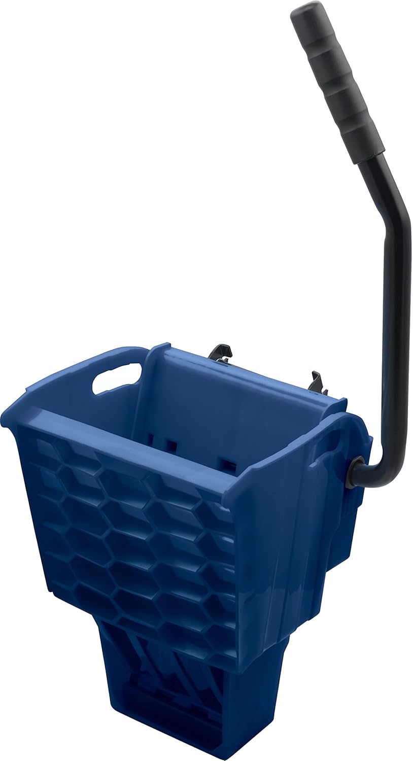 Carlisle FoodService Products Omnifit Mop Bucket with Side Press Wringer and Soiled Water Insert