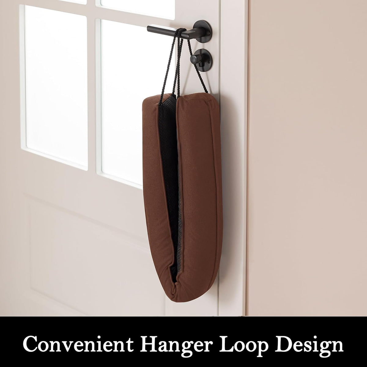 Sunolga 38" Door Draft Stopper Blocks Hot and Cold Air with Removable Washable Cover for Gaps Up to