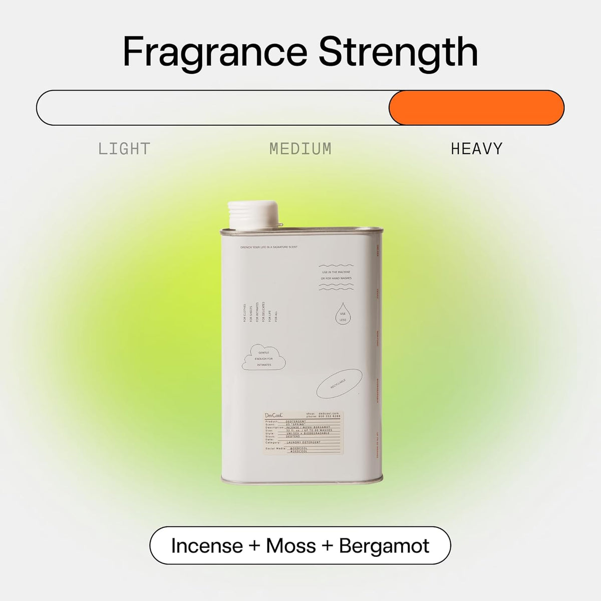 DedCool Liquid Laundry Dedtergent | 05 Spring | Luxurious Fresh Floral Fragrance Detergent |