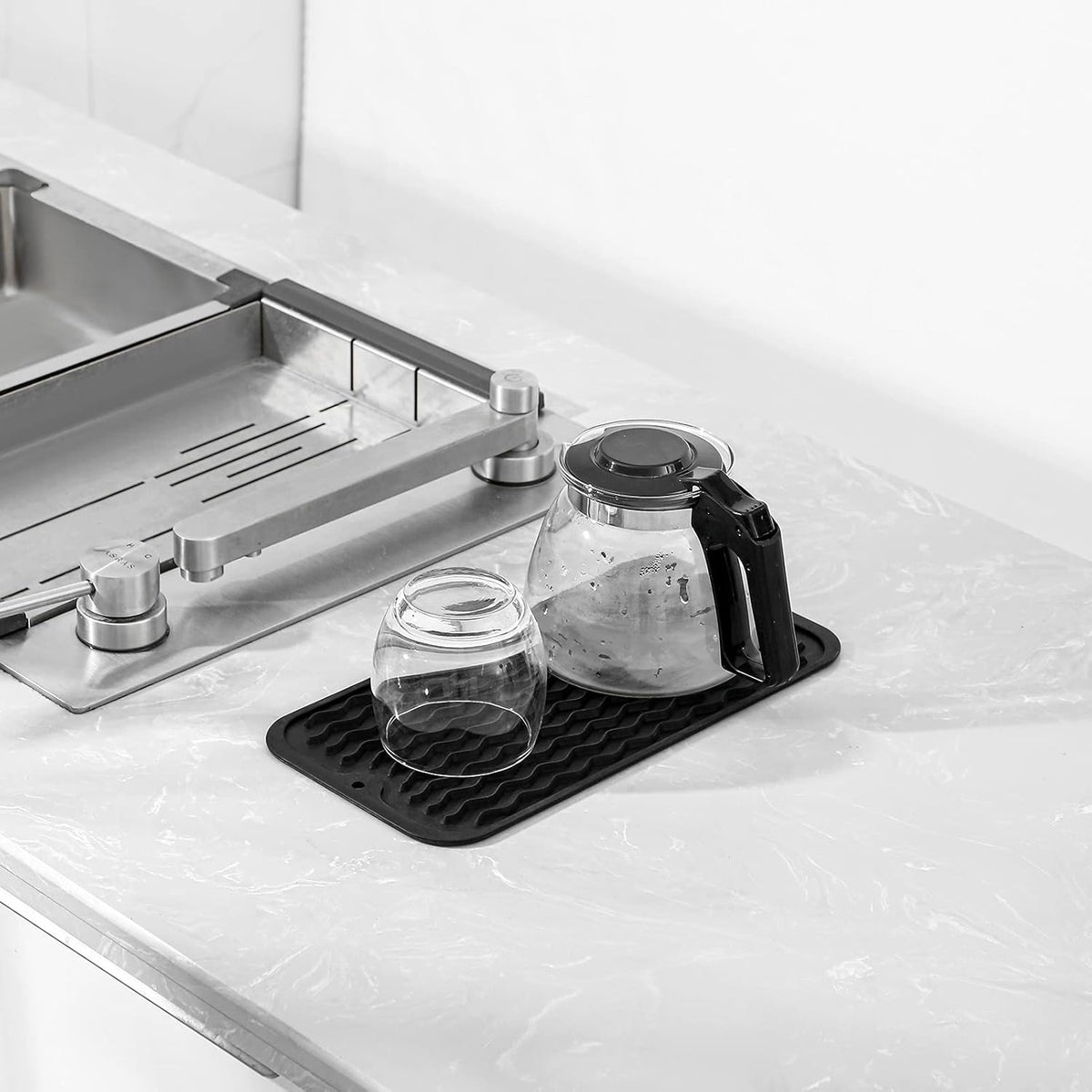 Silicone Dish Drying Mat for Multiple Usage,Easy clean,Eco-friendly,Heat-resistant Silicone Mat for