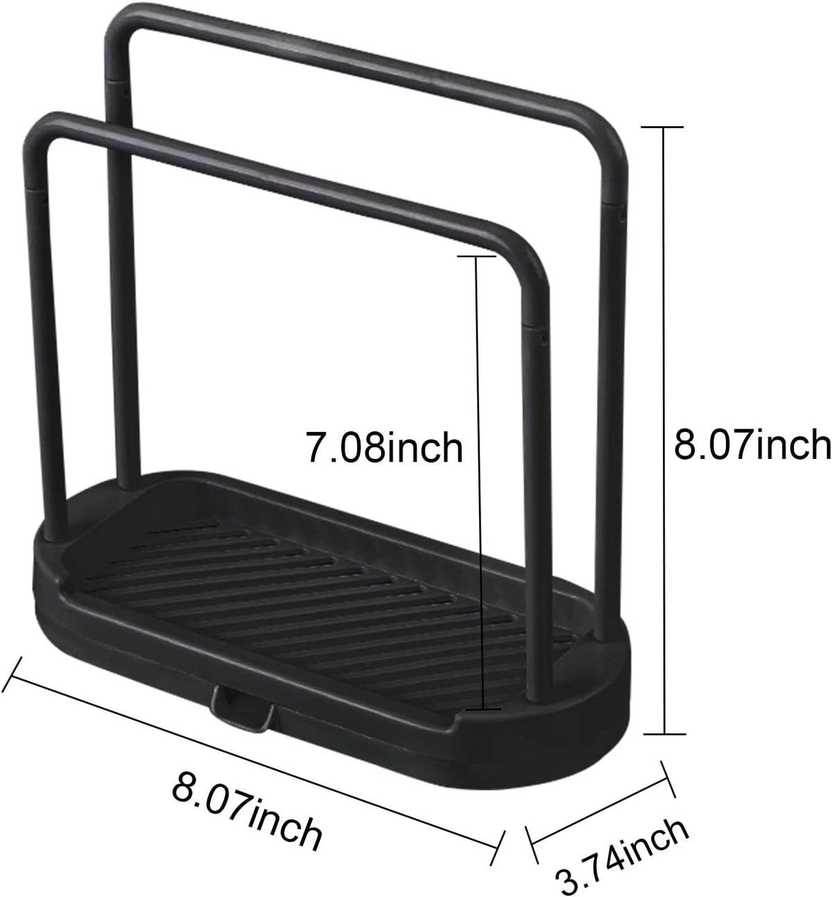 Kitchen Sink Rack Tray Organizer Stand for Sponge, Dish Cloth, Rag, Brush, Scrubber Storage and