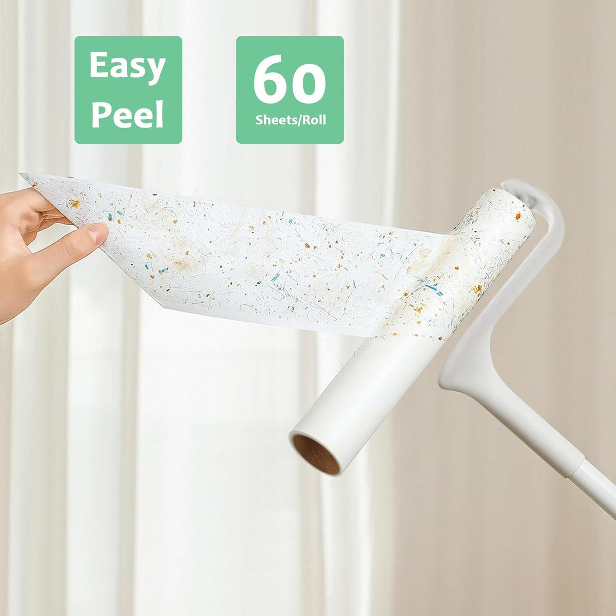 Large Lint Roller Refills 10 inch Wide Ultra Sticky Mega Roller Refills for Evercare Layers Smart