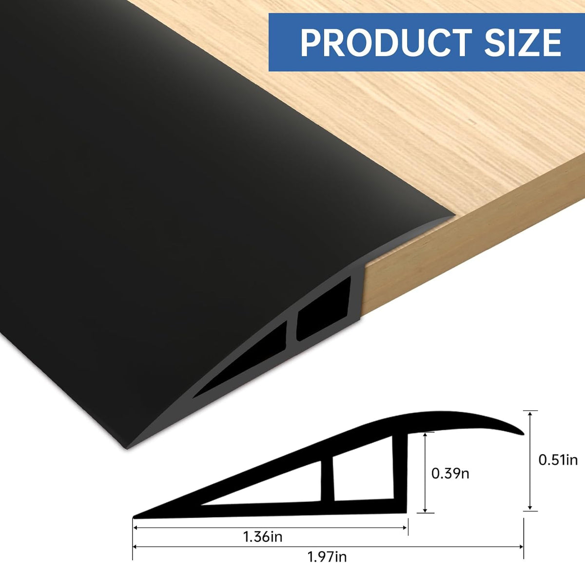 Vinyl Door Threshold Flooring Transition Strip Self Adhesive Carpet Edging Strip for Laminate