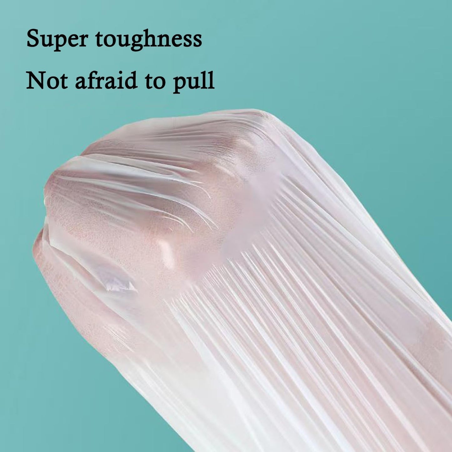 Ultra Thick Heavy Duty Plastic 16-18 Gallon Drawstring Trash Bags White Leak Proof Large Garbage