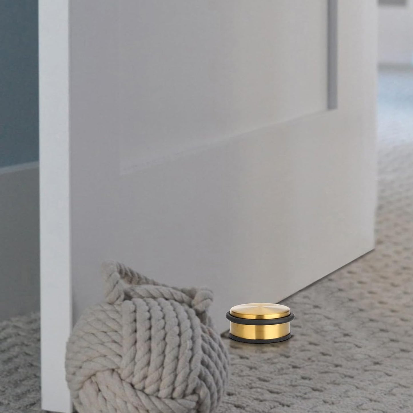 Sumnacon Heavy Duty Floor Door Stopper No Drill, Durability Stainless Steel Door Stops with
