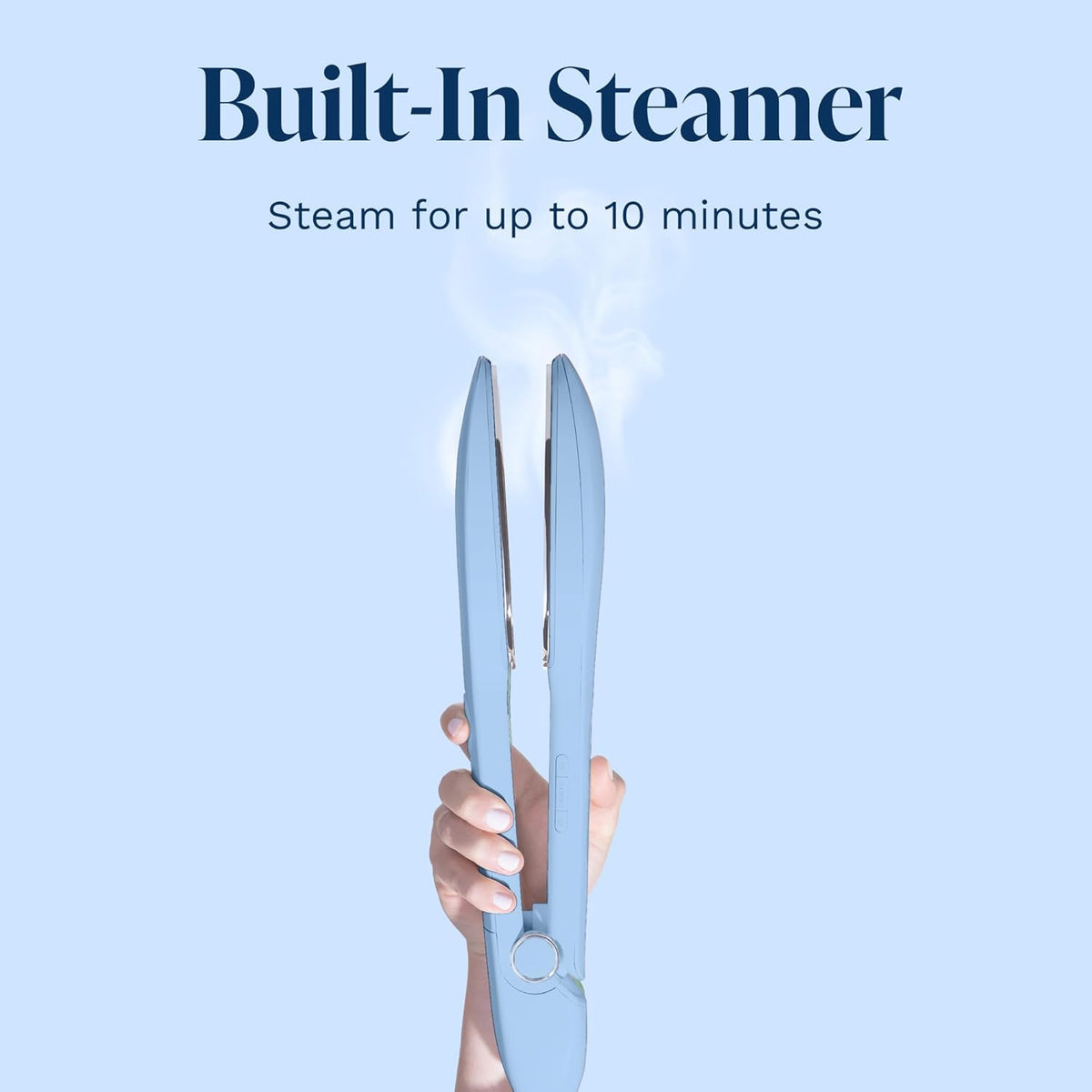 Nori Press Travel Steam Iron - Handheld Iron With Optional Steam Feature - No Ironing Board