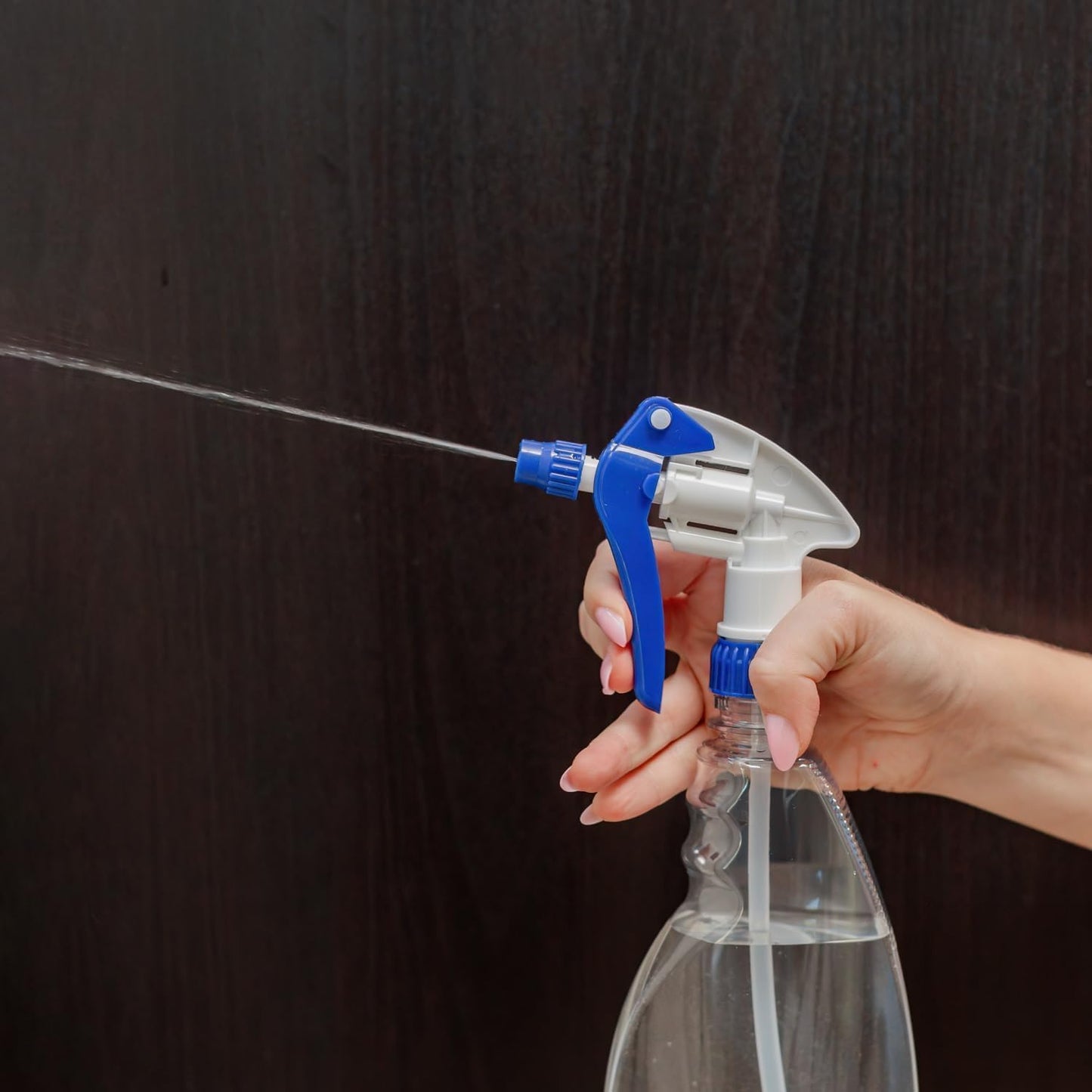 Heavy Duty 32oz Plastic Spray Bottles for Cleaning - Large Empty Industrial Bottles for Gardening