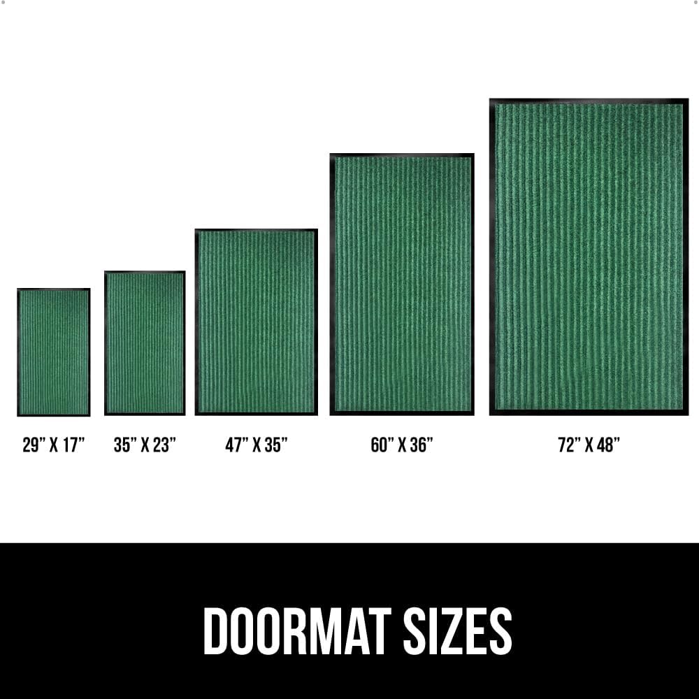 GORILLA GRIP Traffic Guard Door Mat, Heavy Duty Welcome Mats, Commercial Office Space Doormat