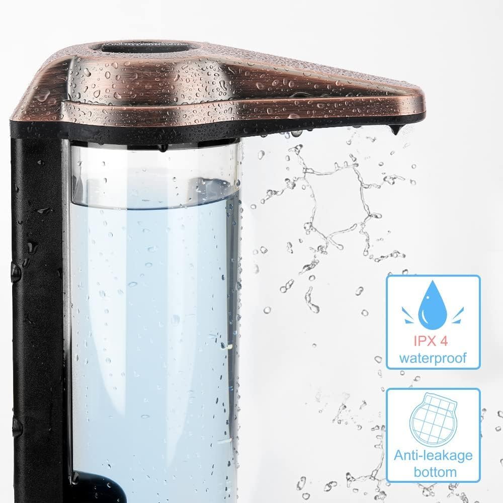 Secura 17oz Automatic Liquid Soap Dispenser, Touchless Battery Operated Hand Soap Dispenser with