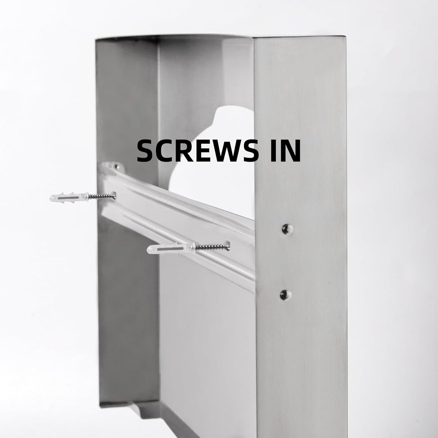Toilet Seat Cover Dispenser,Commercial Stainless Steel Brushed Toilet Seat Cover Holder for