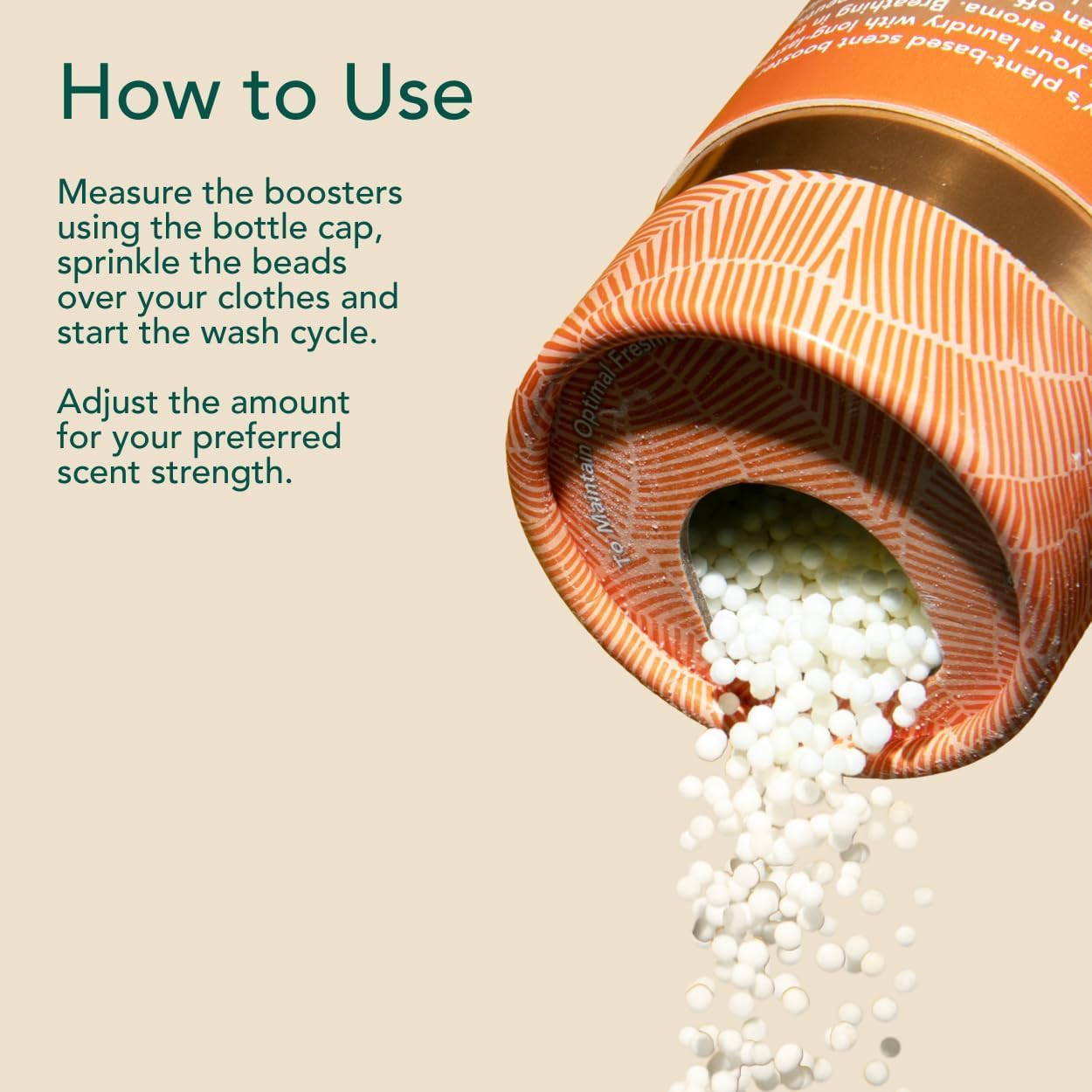 Kind Laundry In Wash Scent Booster Beads - Neroli Zen - 100% Plant Based - Natural Laundry Booster