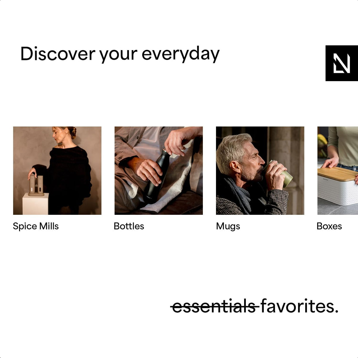 LARS NYSØM Stainless Steel Insulated Water Bottle 12oz 17oz 25oz 34oz 51oz | Insulated Thermo Flask