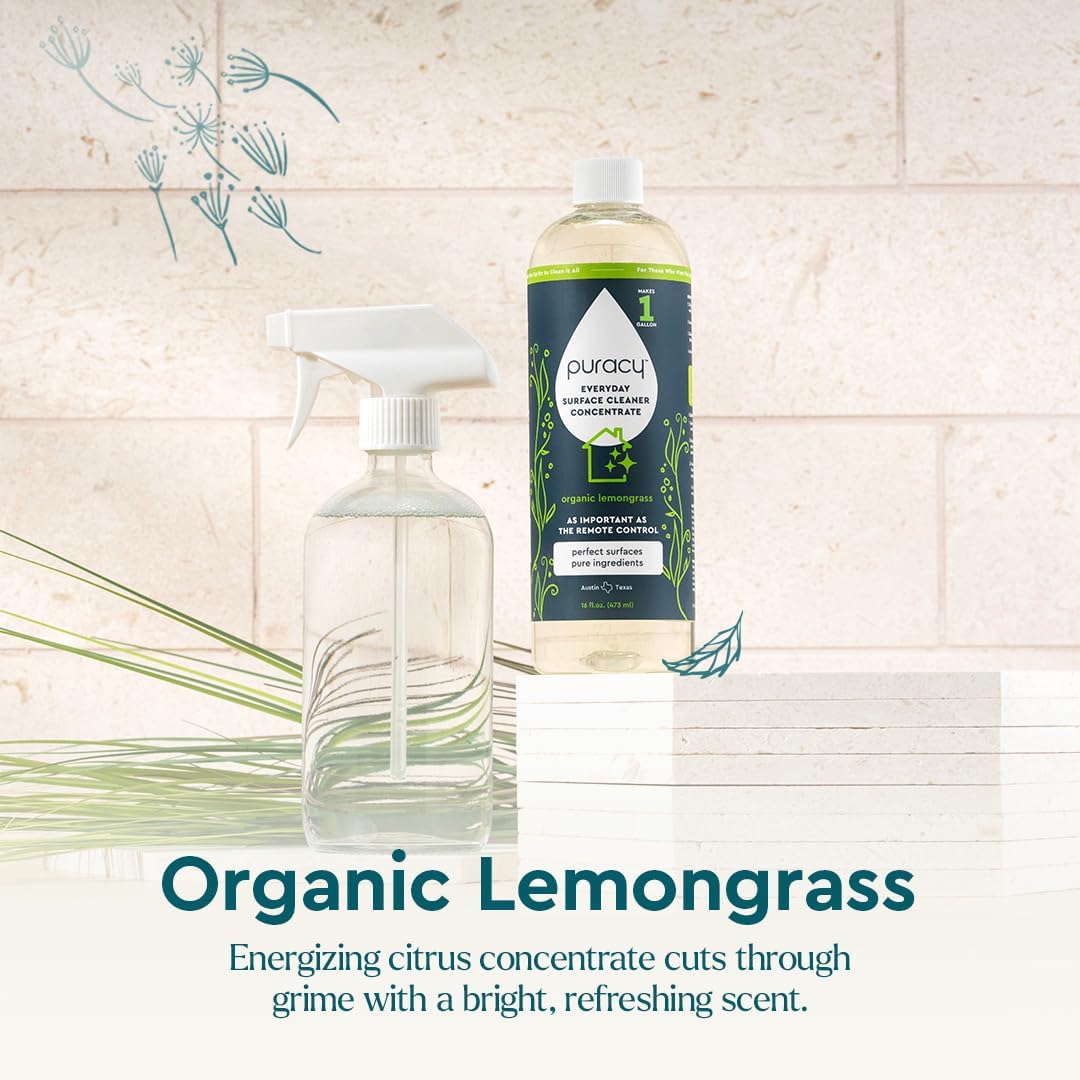 Puracy Multi-Surface Cleaner Concentrate - Plant-Powered Everyday Surface Cleaner - Natural All
