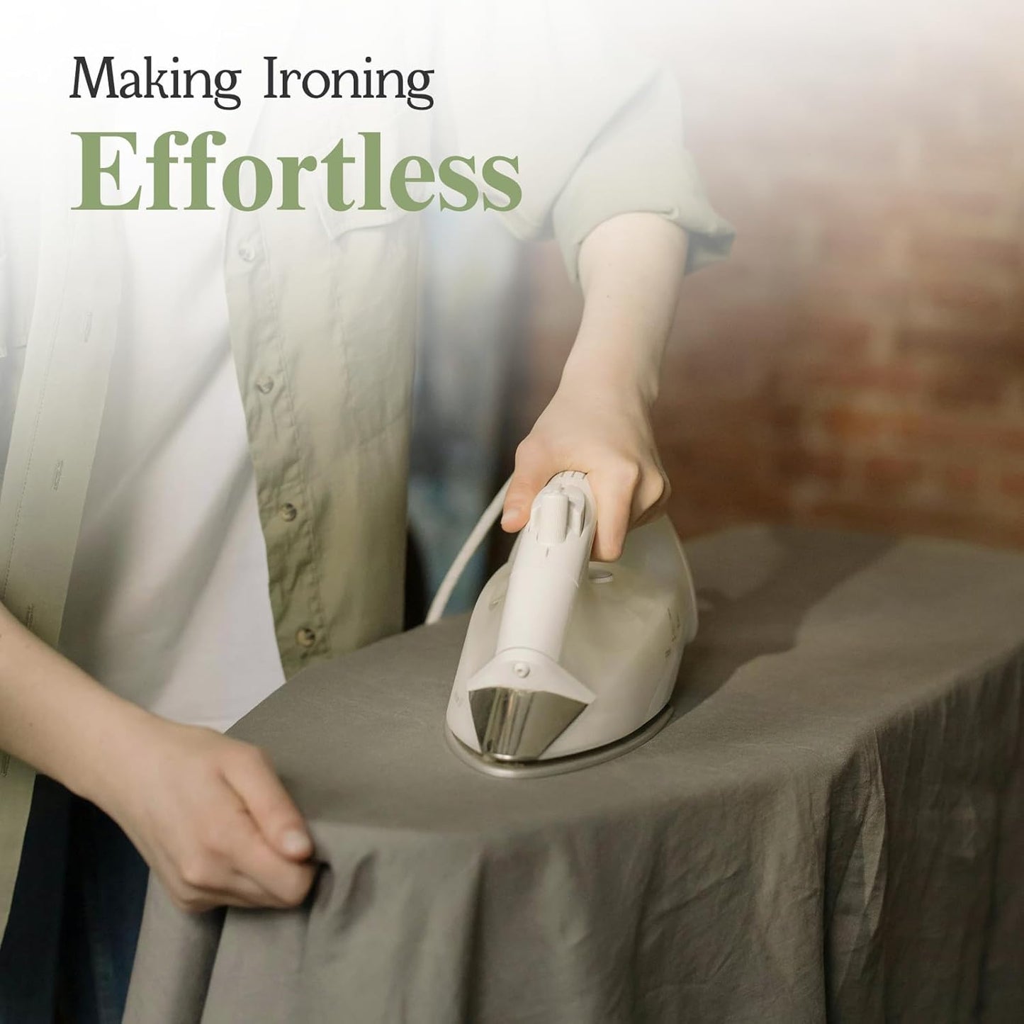 Ironing Board 48x15, Wide Heavy Duty Full Size Iron Board with Retractable Iron Rest, BlissBoard