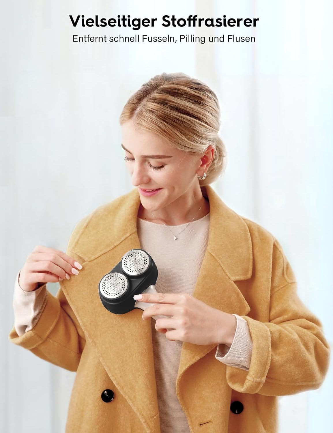 VASSON Fabric Shaver, Electric Lint Remover, Rechargeable Lint Shaver, Sweater Shavers to Remove