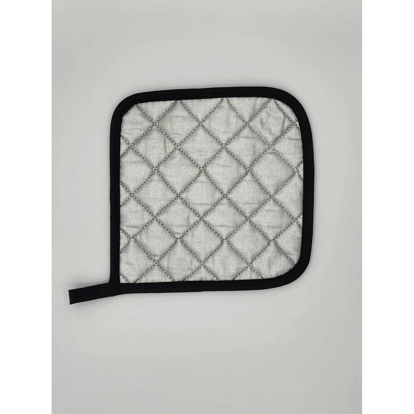 Intedge 317S Pot Holder, Heat Resistant to 400°F, 7x7 Square Hot Pad, Quilted Ironing Board Fabric