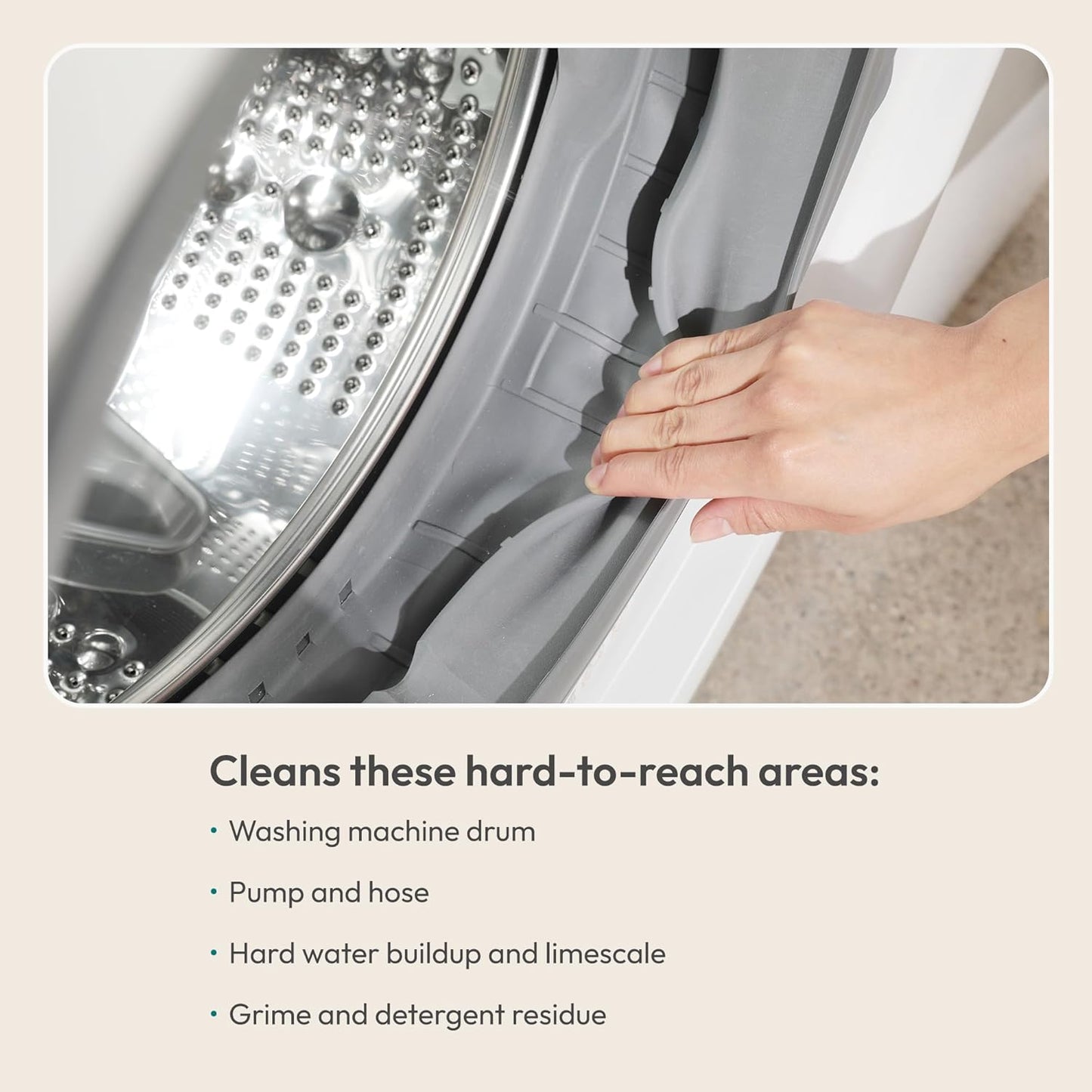 FEBU Washing Machine Cleaner Tablets Made in USA | Washer Machine Cleaner Tablets & Deodorizer |