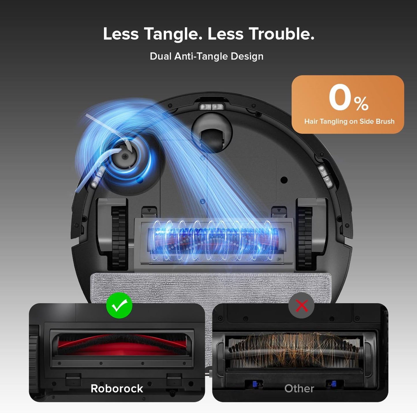 roborock Q10 S5+ Robot Vacuum and Mop, 10,000Pa Suction, Upgraded from Q8 max+, 70 Days