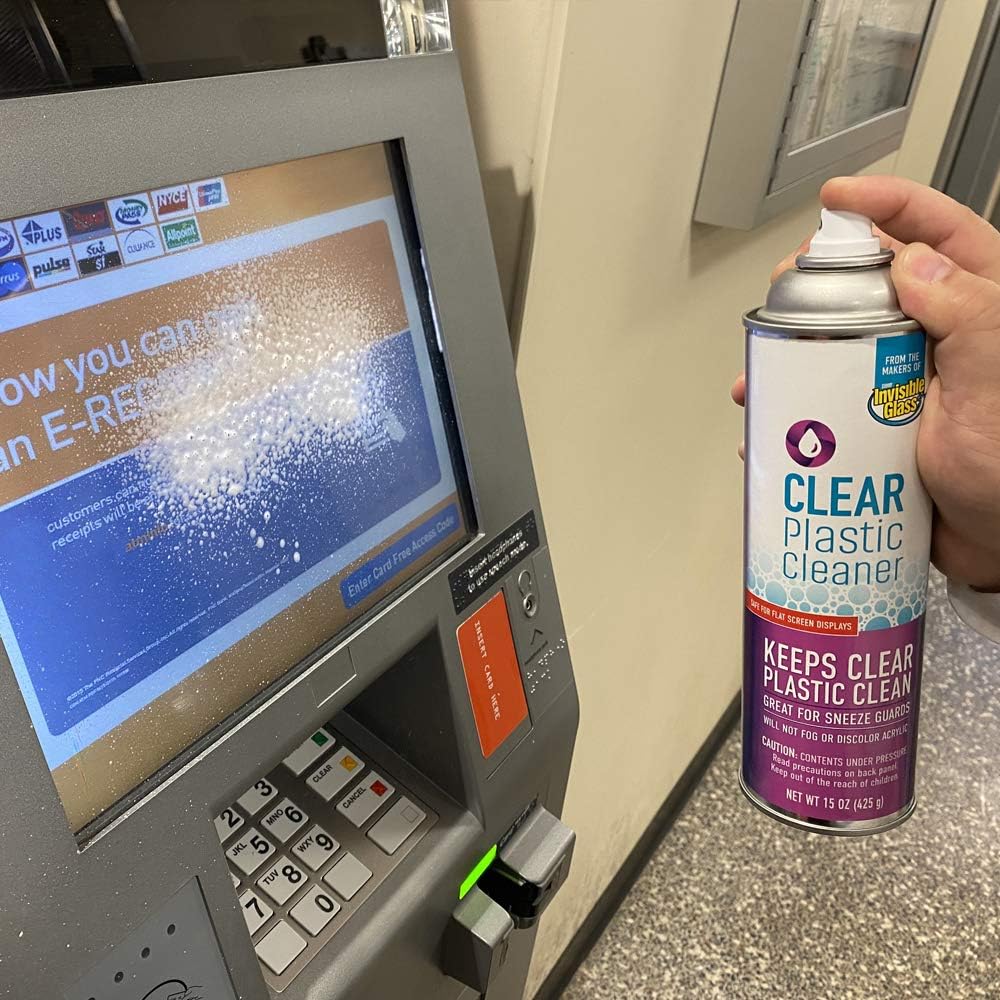 Invisible Glass 91014 Clear Plastic Cleaner - Cleans and Protects Plastic on Electronics