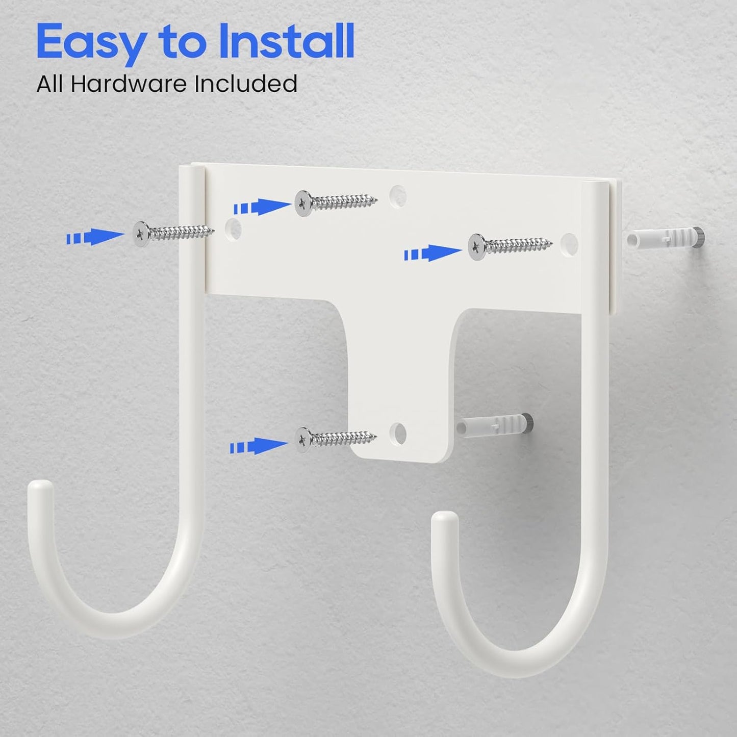 ORLESS Ironing Board Holder Wall Mount, Ironing Board Hanger, Ironing Board Holder, Iron Board Hook