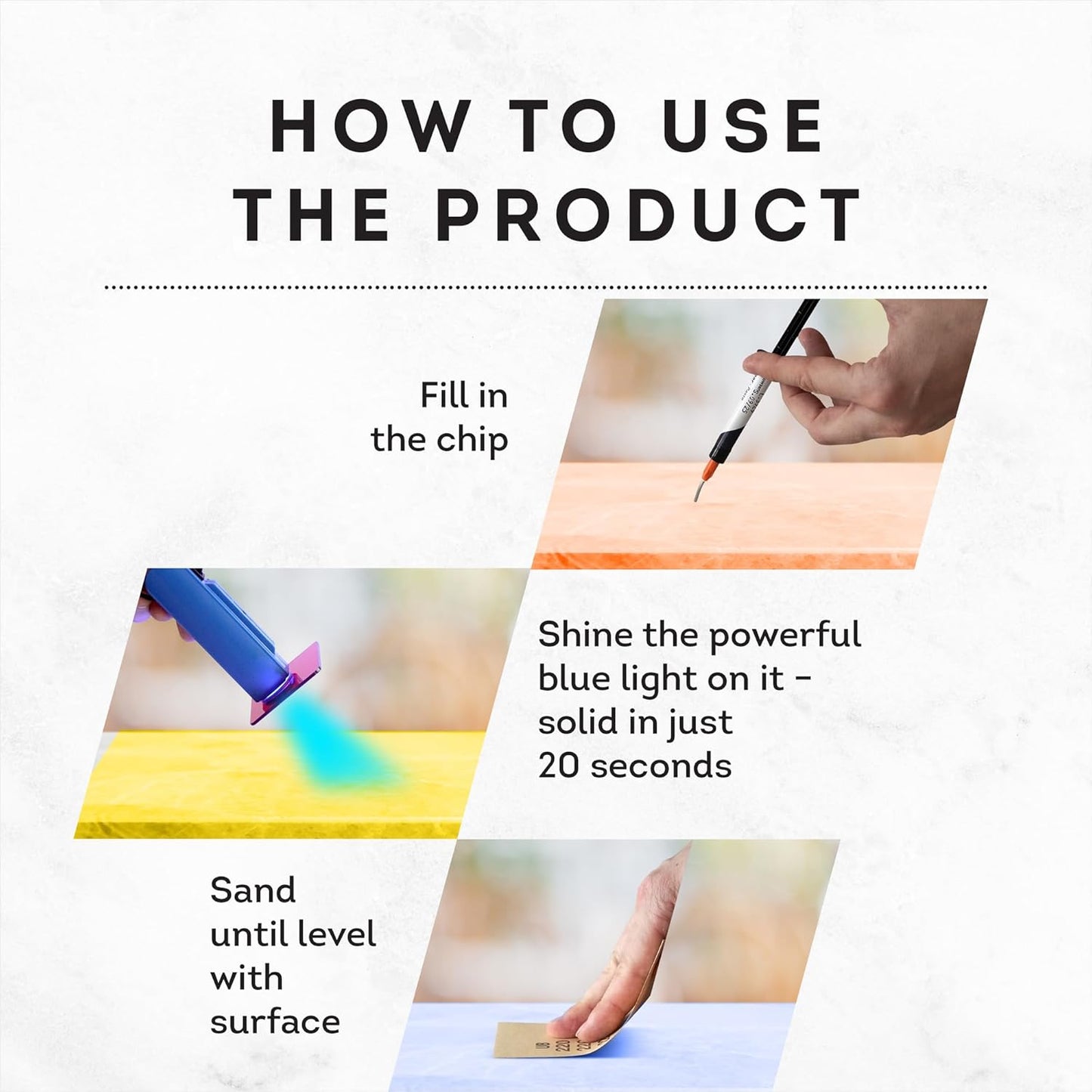 Refill for Multi-Color Surface Repair Kit - Fix Chips & Defects in Minutes | Restore Tiles