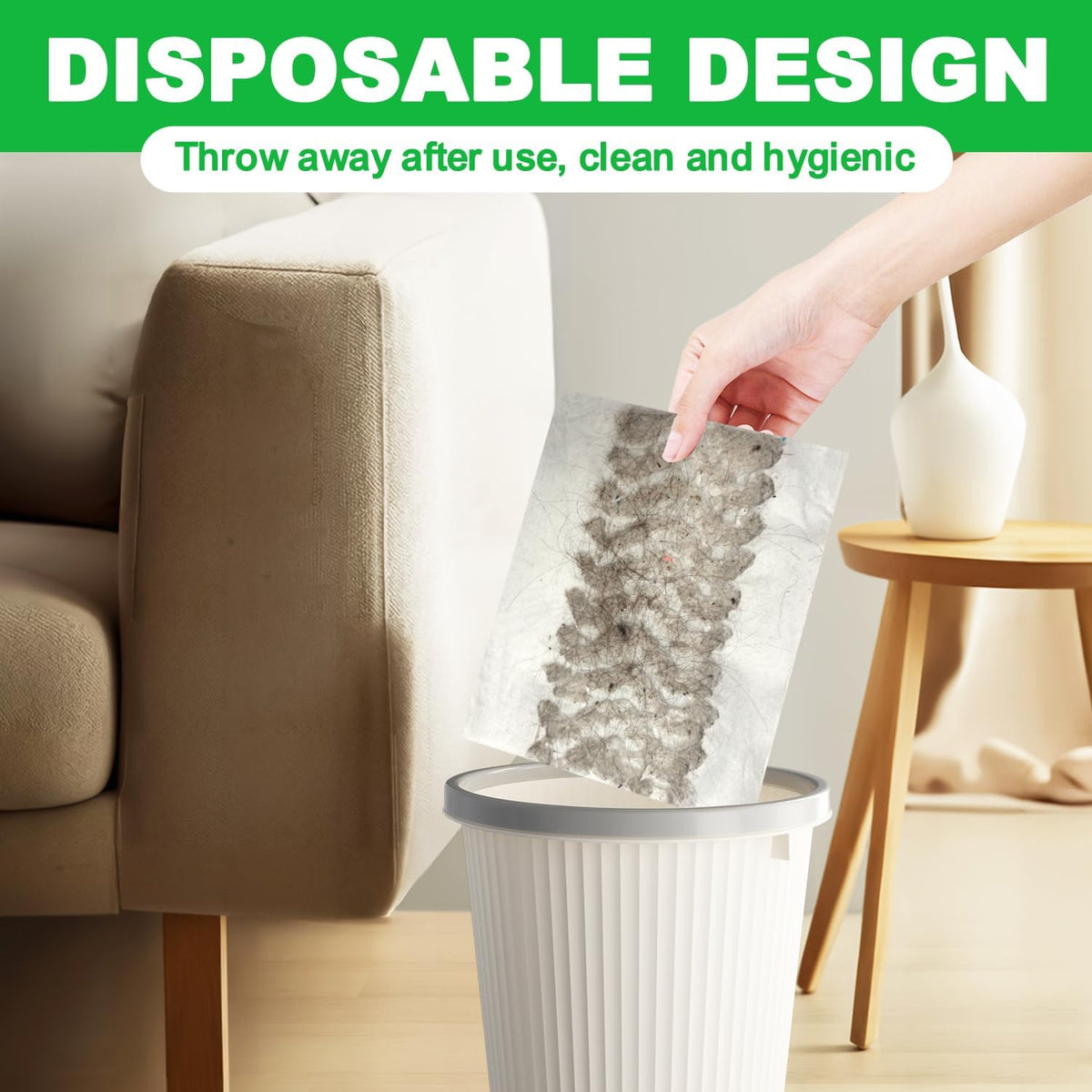 Heavy Duty Dry Sweeping Cloths Pads for Swiffer Sweeper Mop, Disposable Microfiber Duster Mop Pads