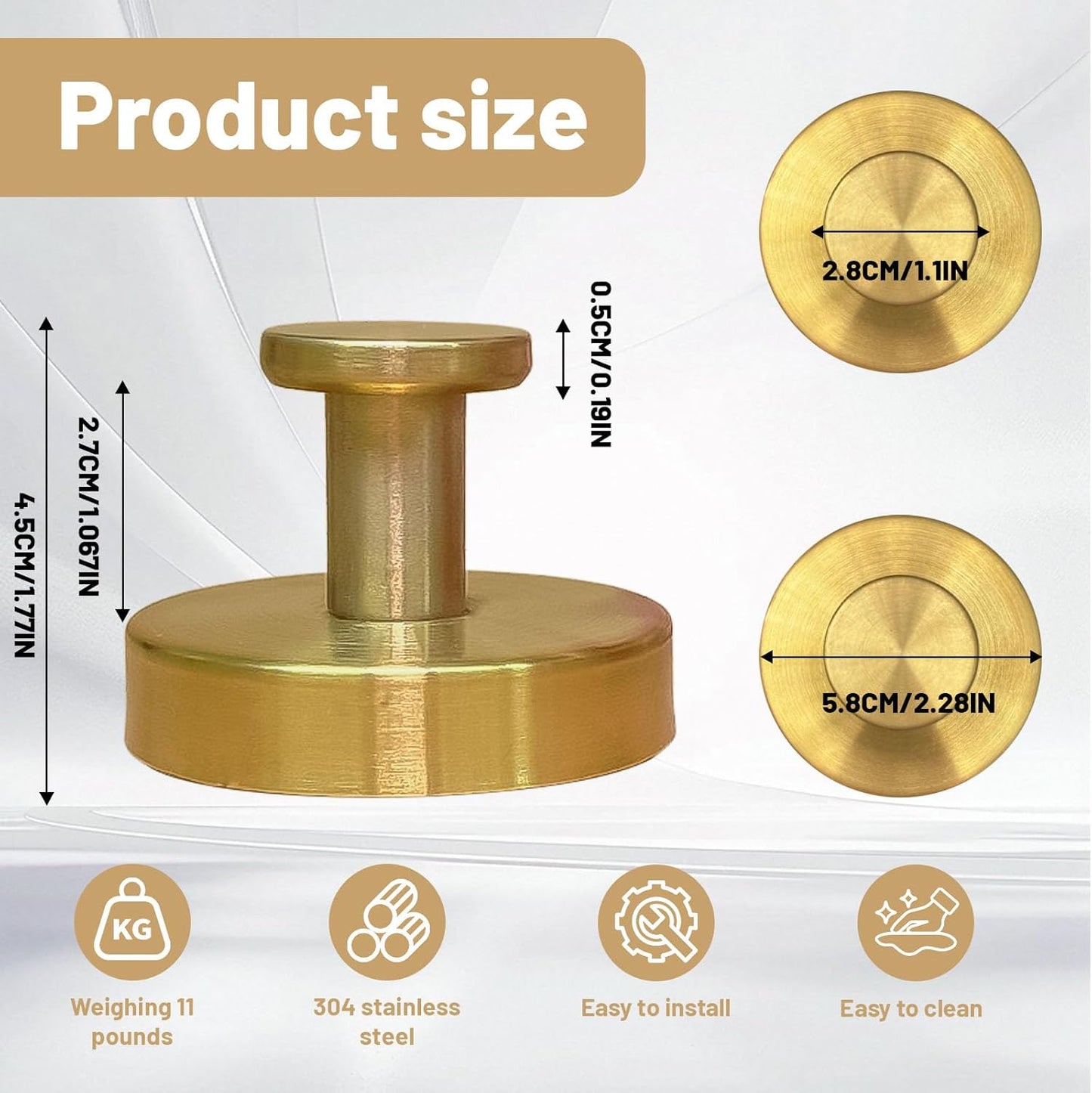 4 Pcs Suction Cup Hooks for Shower,Removable Hooks,Towel Hook,Suction Hook for Bathroom, Bedroom