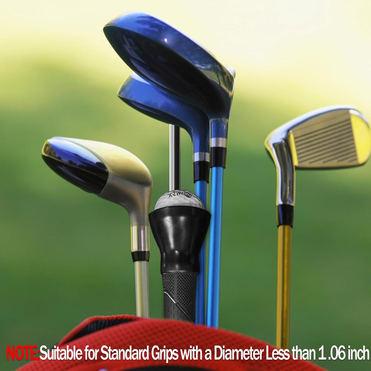 4pcs Golf Ball Retriever,Quick-Install Golf Ball Picker Upper Tool,Durable Golf Ball Grabber for
