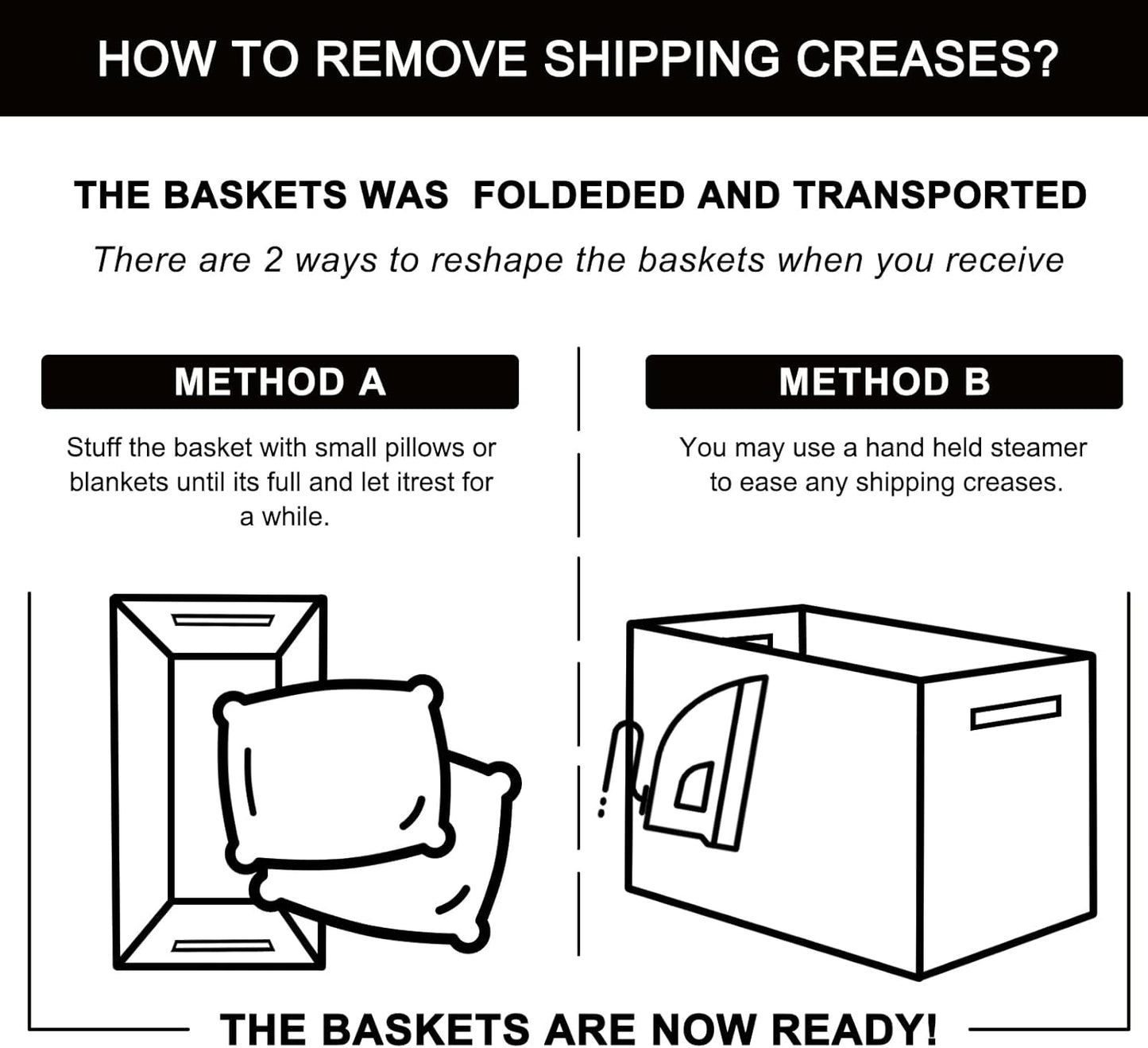 OIAHOMY 3 Pack Storage Basket for Organizing, 13''X9.85''X8.7'' Storage Bins,Woven Basket Basket