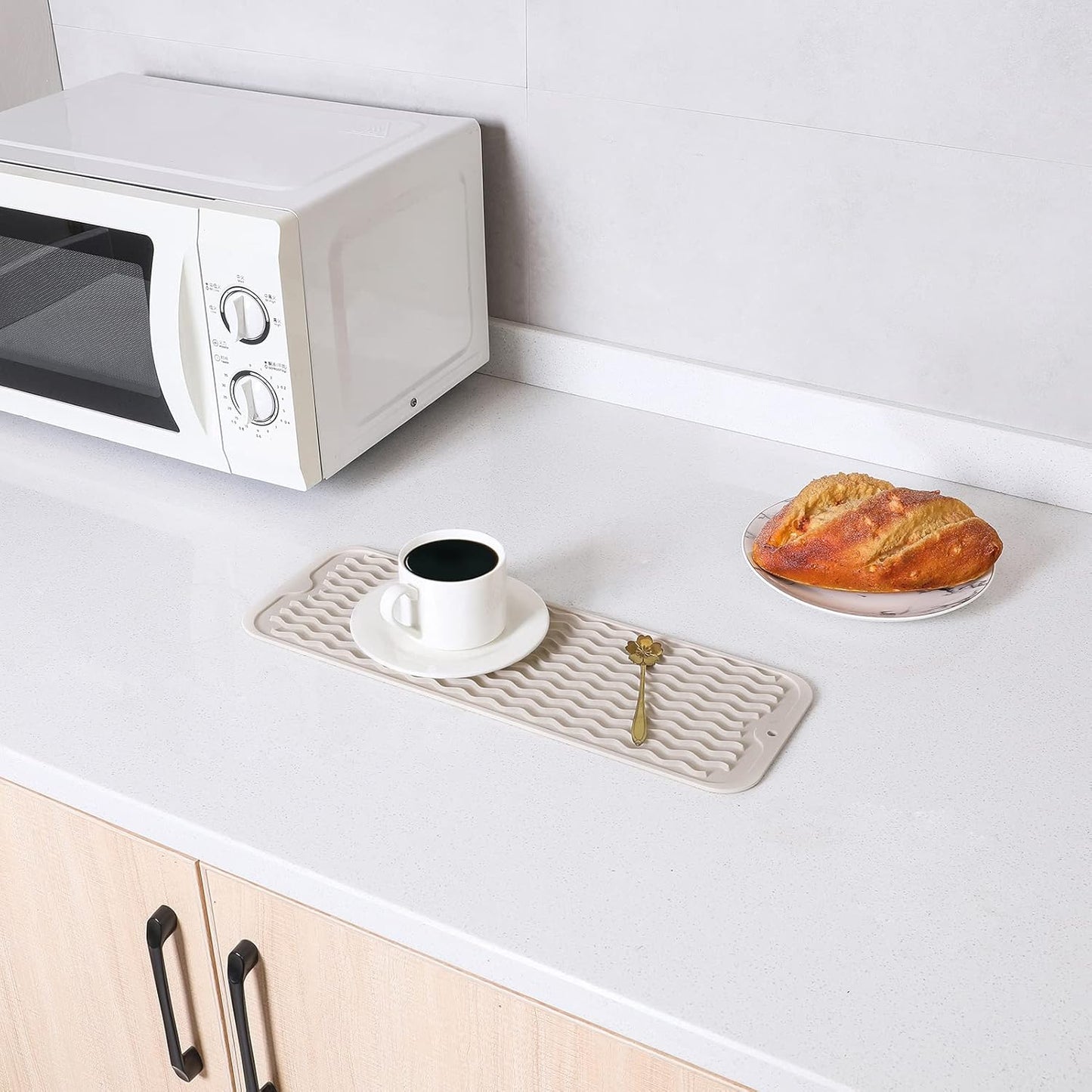 Silicone Dish Drying Mat for Multiple Usage,Easy clean,Eco-friendly,Heat-resistant Silicone Mat for