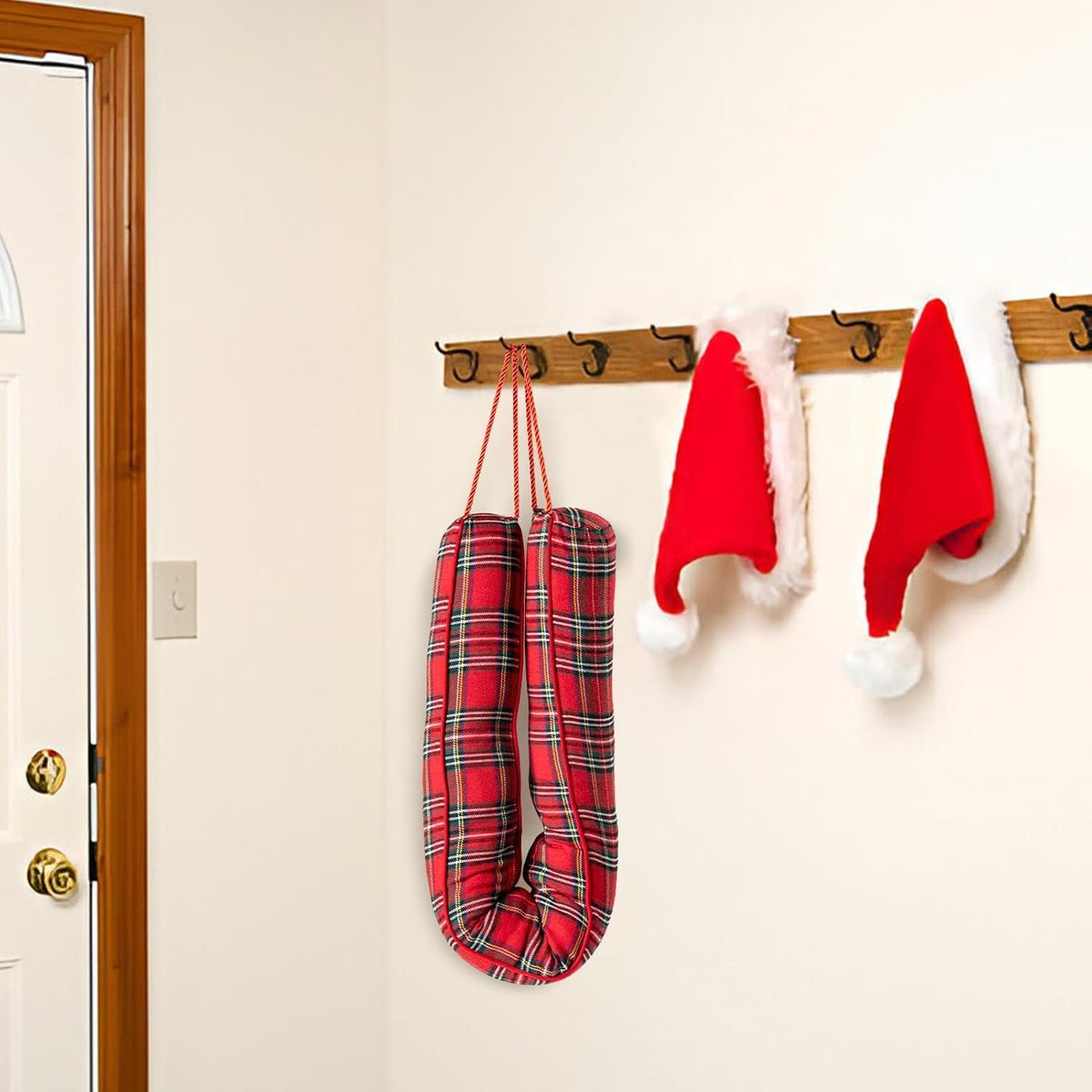 Sunolga 38" Door Draft Stopper Blocks Hot and Cold Air with Removable Washable Cover for Gaps Up to