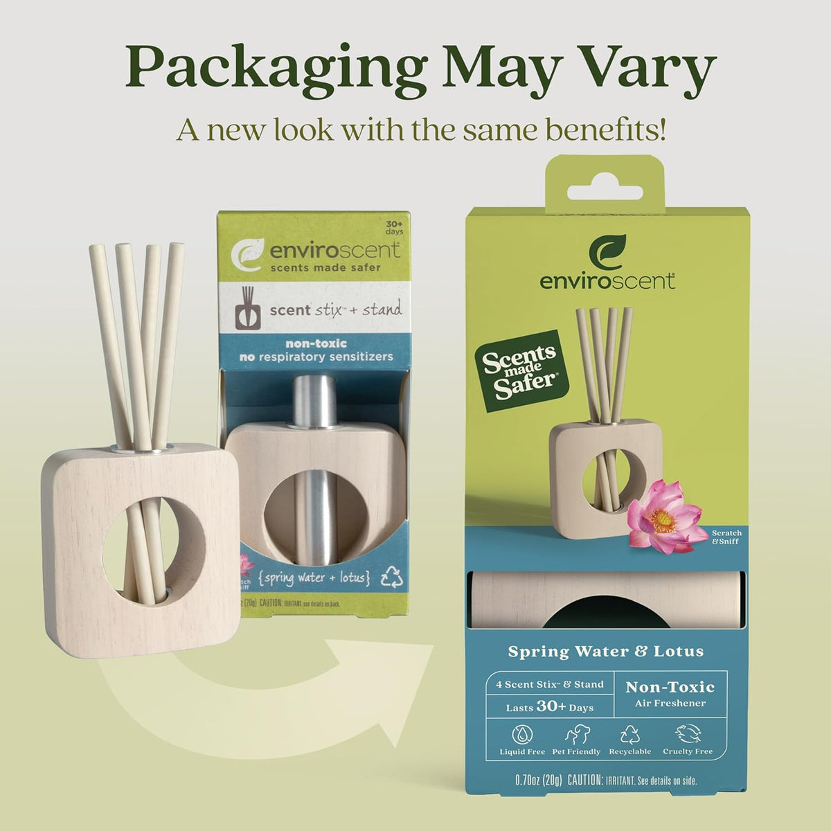 Enviroscent Non-Toxic Air Freshener for Home | Liquid Free Diffuser | Home Fragrance Lasts Over 30