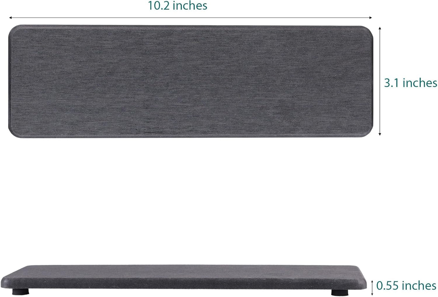 2 Pcs Water Absorbing Stone Trays, Kitchen/Bathroom Sink Soap Dish, Diatomite Tray Used for Hand